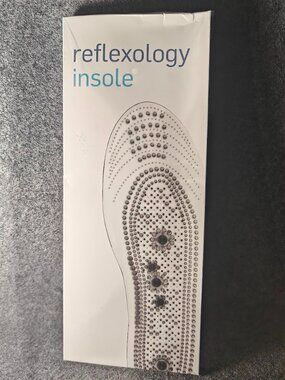 Reflexology Insoles Cut‑to‑Fit Men Women Foot Massage NEW Sealed